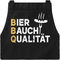 MoonWorks Grillschürze Grillschürze für Männer mit Spruch Lustig Bierbauch Kochschürze, mit kreativem Aufdruck