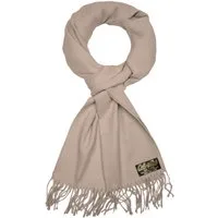 BRUBAKER Schal Cashmirillo Kuschelschal 30/40 x 180 cm Lang Leicht Warm Kuschelig, (Uni-Farben, 1-St. Herbst und Winterschal), Stola Tuch Schal mit Fransen für Damen und Herren
