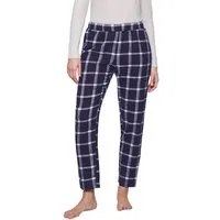 Triumph Loungehose Mix & Match Tapered Trouser Flannel 02 X angenehm weich, Karo-Muster