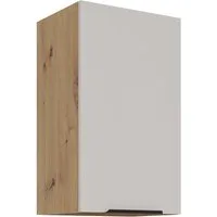 MIRJAN24 Hängeschrank Solea 45 G-72 1F (mit Drehtür) 45x31x72 cm, Metallgriff in der Farbe Schwarz