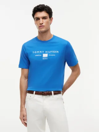 BRAND LOVE MONO STACK TEE Blue Orbit - Gr. - XXL