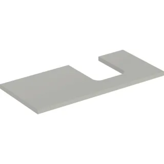 Geberit ONE Waschtisch-Platte, Ausschnitt rechts, für Aufsatzwaschtisch Schalenform 505314007