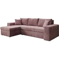 Luxusbetten24 Schlafsofa Designer Sofa Denver in Cord, mit Stauraum und Schlaffunktion