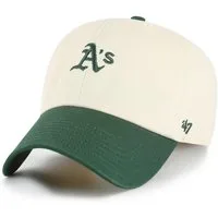 '47 Brand Baseball Cap '47 Brand Cap MLB Athletics Base Runner Sure Shot TT CLEAN UP Natural (Basecap, Basecap, Clean Up Cap) Used-Look (Garment Wash)