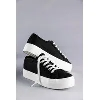 Aniston SHOES Plateausneaker Freízeitschuh, Basic-Sneaker, Schnürschuh mit Plateau