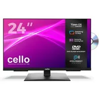 Cello C2426TZF LED-Fernseher (61 cm/24 Zoll, HD-Ready, Smart-TV, Pitch Perfect Sound, Tizen OS by Samsung, DVD Player)