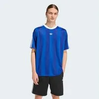 adidas Originals T-Shirt ADIDAS ADICOLOR JACQUARD TRIKOT lockere Passform, Rundhalsausschnitt, mit klassischem Trefoil Logo
