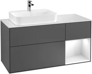Villeroy & Boch Waschtischunterschrank Finion F40 1200x603x501mm WT links , F401MTMT F401MTMT