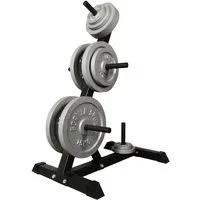 GORILLA SPORTS Hantelscheibenständer Gewichte Gusseisen Set 13-teilig, (13-St)