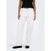 ONLY Straight-Jeans ONLGIANNA MW STRAIGHT DOT211 DNM NOOS mit Bindegürtel