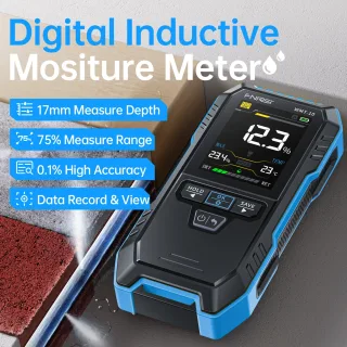 FNIRSI WMT-10 Moisture Meter 2.4 Inch TFT Screen High Precision 0.1% Resolution Rechargeable Battery for Wood Wall Teste