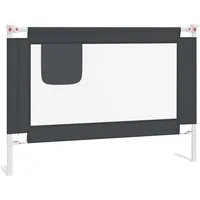furnicato Bettschutzgitter Bettgitter Dunkelgrau 90 x 25 cm für sicheren Schlaf (1 St)