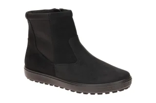 Ecco CLASSIC TRED ZIP BOOTIE 20340351052 schwarz - bequeme Stiefelette f?r Damen