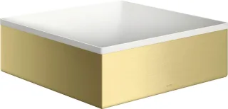 Hansgrohe Aufsatzwaschtisch AXOR Suite Basins&Bathtubs 285x285mm o.Hl.Ül weiss/brushed brass, 420029 42002950