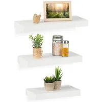 relaxdays Wandregal 3er Set, 3-tlg.