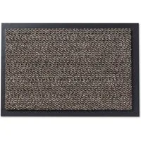 TaraCarpet Fußmatte Schmutzfangmatte Azurit, rechteckig, Höhe: 6 mm, Flur Gang Küche waschbar Schmutzfänger Fußabstreifer Anthrazit 040x060