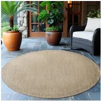 Ayyildiz Teppiche Outdoorteppich GIZA 1410, rund, Höhe: 3 mm, In- und Outdoor, Wetterfest, Wasserabweisend, robust