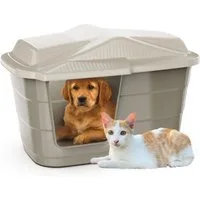 GarPet Katzenzelt Katzenhaus Outdoor Hundehütte Kunststoff Hundehöhle Wurfkiste Katzen