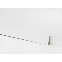 Check Sockelleiste Equipped– passend zu Check – Vinyl, Klickboden & andere Bodenbeläge, 1 Stück – 2400 x 58 x 18 mm, Clip- oder Klebemontage