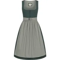 Nübler Trachtenkleid Midi Dirndl Petra in Grün von Nübler - Rocklänge 60 cm