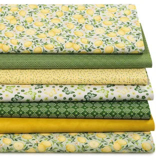 Patchwork- und Quiltpaket "Lemon", grün-color