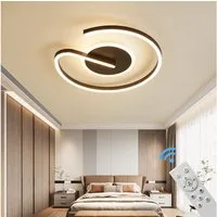 Euroton LED Deckenleuchte LED Deckenleuchte Fernbedienung Lichtfarbe einstellbar dimmbar Lampe, LED fest integriert, Deckenleuchte mit Fernbedienung Helligkeit: Dunkel-Hell, 10%-100% dimmbar. Lichtfarbe: kaltweiß-neutalweiß -warmweiß, 7000k-3000k stu