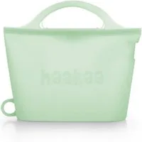 Haakaa Mikrowellen-Dampfsterilisator Dampf- und Sterilisierbeutel 1250ml, Milchpumpenreinigung, Geeignet für Kühlschrank, Gefrierfach, Mikrowelle und Spülmaschine
