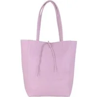 MIRROSI Shopper aus Echtleder / Wildleder, Made in Italy, Henkeltasche Tasche (Einkaufstasche in vielen trendigen Farben), Tragetasche (38x38x16cm) mit Stauraum A4 Ordner