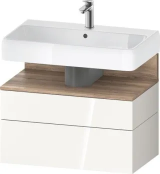 Duravit Qatego Waschtischunterbau wandhängend Weiß Hochglanz 790x470x590 mm - QA4394055220010 QA4394055220010