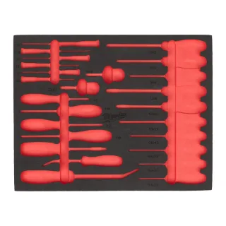 Milwaukee Ersatz-Einlage 3/3 für 1/4" & 3/8" Ratschen-, Bit- & Steckschlüsseleinsätze - 4932500762