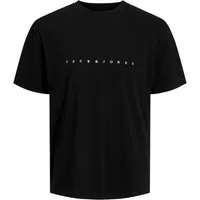 Jack & Jones T-Shirt JJESTAR JJ Tee SS Crew Neck mit Markenschriftzug auf der Vorderseite