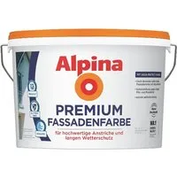 Alpina Fassadenfarbe 10 Liter Premium Fassadenfarbe mit Aqua-Protect