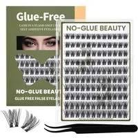 DEBAIJIA Einzelwimpern Selbstklebende Wimpern Wimpern für einfaches Augenmake-up