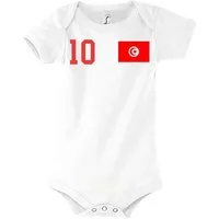 Youth Designz Kurzarmbody Tunesien Kinder Baby Body Strampler mit trendigem Motiv