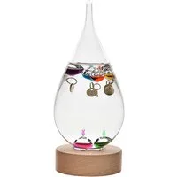 Widdop & Co Raumthermometer Galileo Thermometer tropfenförmig mit schwebenden Libellen