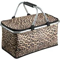 KESPER® Einkaufskorb Thermokorb, Leopard, 20 l, mit Kälte- / Wärmeisolierung