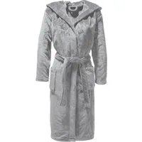 REDBEST Bademantel Unisex-Bademantel "Perris" mit Kapuze, Rückenlänge cm: 120/lang (ab 111 cm):, Fleece, mit Kapuze/mit Aufsatztasche:, default, Fleece Uni