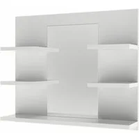 Vicco Badezimmerspiegelschrank Wilbur, Weiß, 58.8 x 50 cm mit Regalen (1-St)