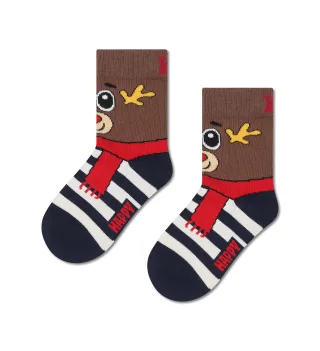 happy socks - Kids Reindeer Sock Blau