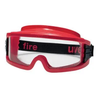 uvex Vollsichtbrille ultravision schwarz, orange rot/transparent - 9301633