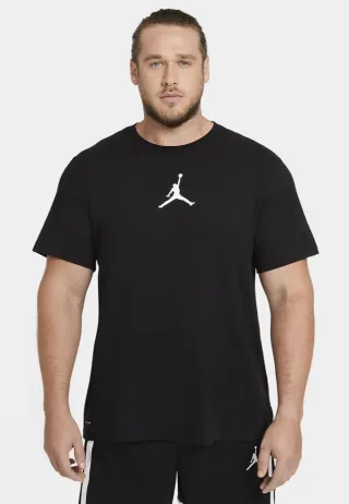 Nike Air Jordan Jumpman Herren-T-Shirt mit Rundhalsausschnitt in Schwarz