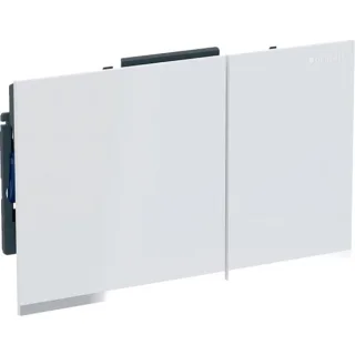 Geberit BetPl. Sigma60, für 2-Mengen-Sp. Glas weiß Ersatzteil, 243415SI1 243415SI1