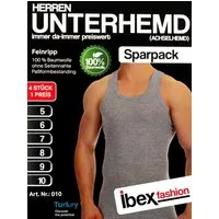 TEXEMP Unterhemd 4er Pack Herren Unterhemd Tank Top Achselhemd Feinripp Baumwolle (4-St)