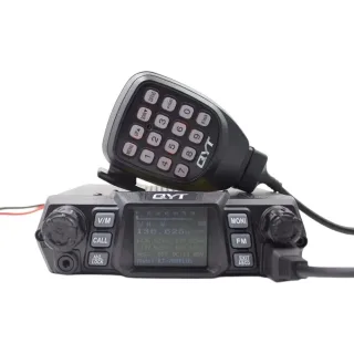 QYT KT-780 Plus Mobile Radio 100W High Power 136-174MHz VHF 400-480MHz UHF Car Ham Walkie Talkie Transceiver with LCD Di