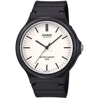 CASIO TIMELESS COLLECTION Quarzuhr MW-240-7EVEF, Armbanduhr, Herrenuhr, analog, Resinarmband, Acrylglas