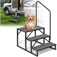 GarveeMore Treppenstufe RV Stufen, Schritte Mobile Home Leiter Tragbare Treppe