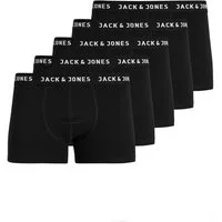 Jack & Jones Boxer JACHUEY im Fünferpack mit toniger Naht und elastischem Bund (Packung, 5-St., 5er-Pack) unifarben, modisch, eng anliegend, Baumwollmischung