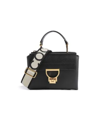 Arlettis Signature Handtasche aus genarbtem Leder