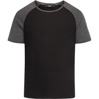 Amaci&Sons T-Shirt SALEM Basic Raglan T-Shirt mit Rundhalsausschnitt Herren Basic Raglan Shirt mit Rundhalsausschnitt
