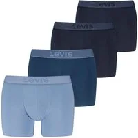 Levi's® Boxershorts LEVIS MEN TWILL WB BOXER BRIEF (4er Pack) ohne Eingriff, Logobund